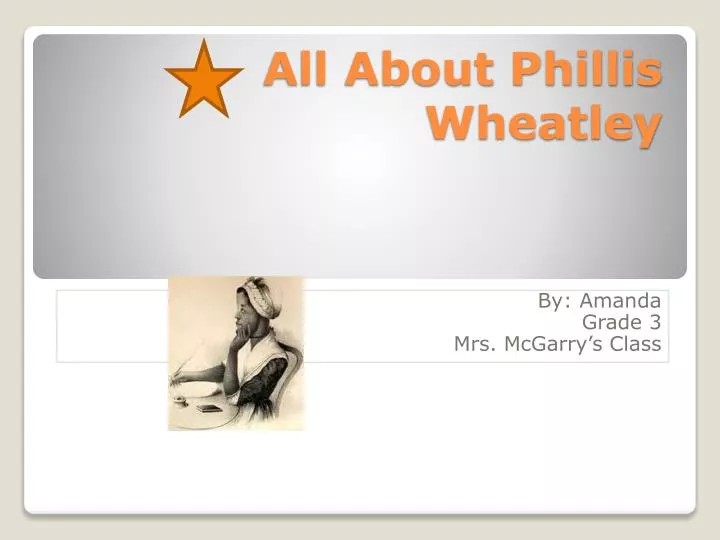 all about phillis wheatley