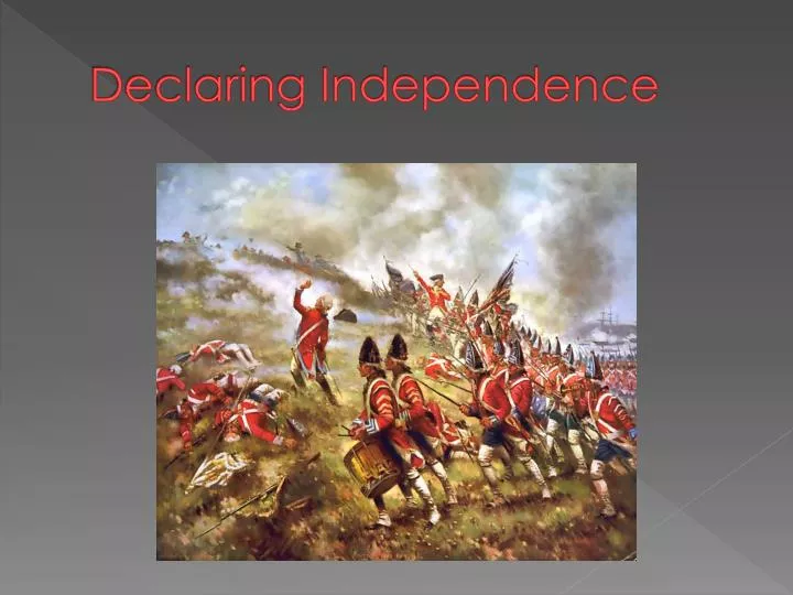 declaring independence