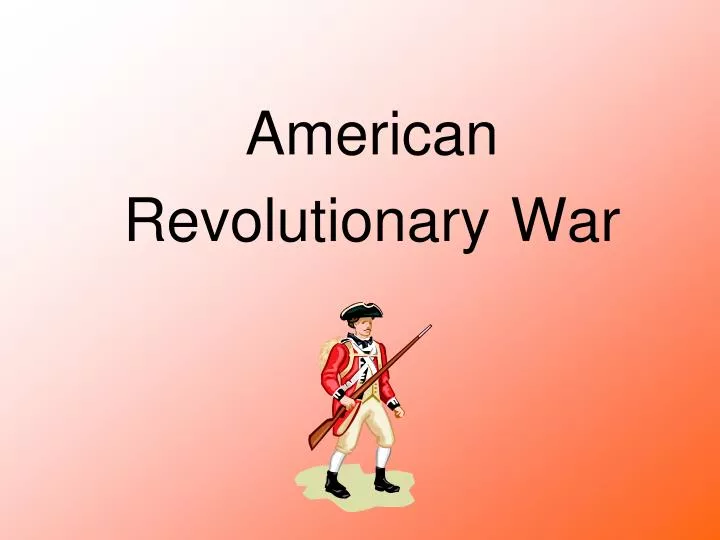 american revolutionary war