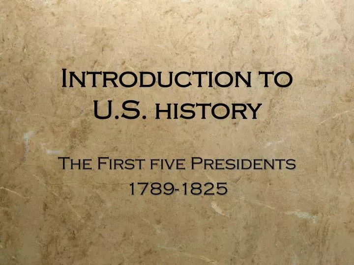 introduction to u s history