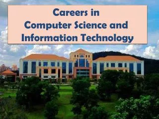 Careers in Computer Science and Information Technology