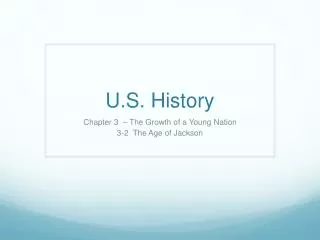 U.S. History