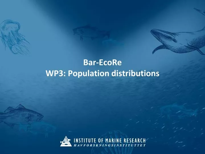 bar ecore wp3 population distributions