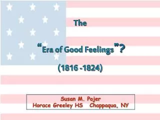 Susan M. Pojer Horace Greeley HS Chappaqua, NY