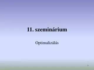11 szemin rium