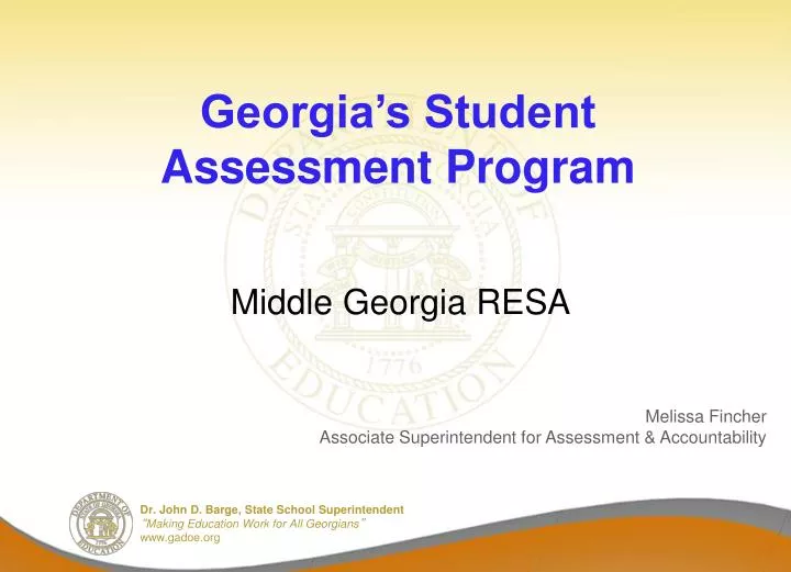 georgia s student assessment program