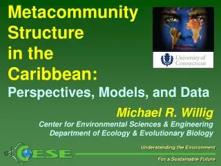 Metacommunity Structure in the Caribbean: Perspectives, Models, and Data