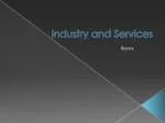 Industry and Services - slide 1