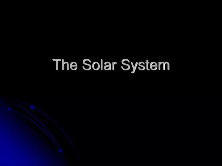 the solar system