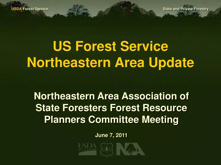 us forest service northeastern area update