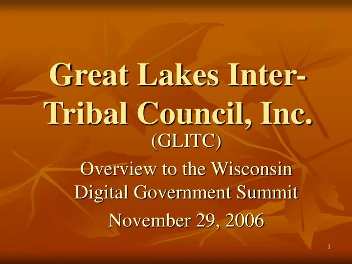 great lakes inter tribal council inc