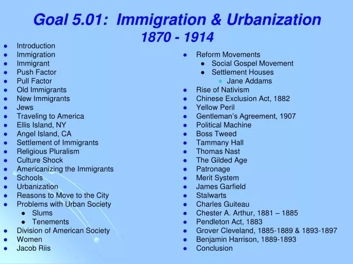 goal 5 01 immigration urbanization 1870 1914
