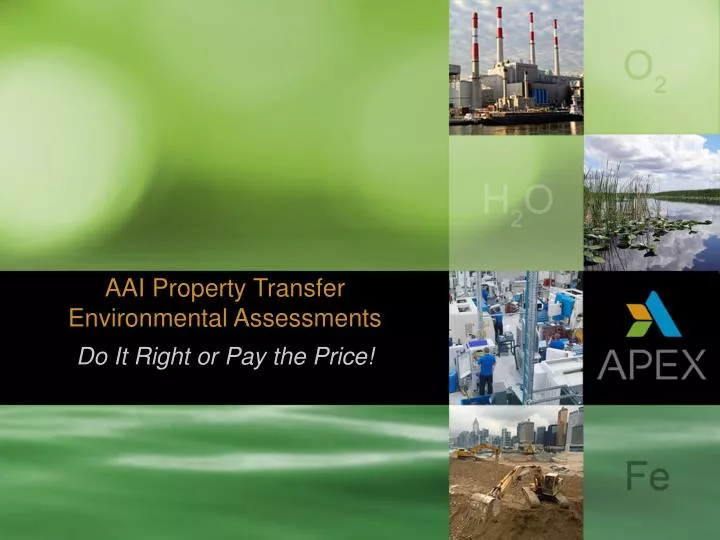 aai property transfer environmental assessments