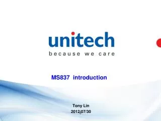 MS837 introduction