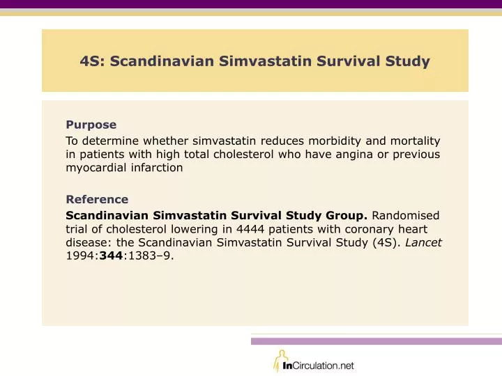 4s scandinavian simvastatin survival study