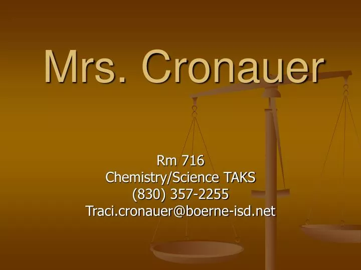 mrs cronauer