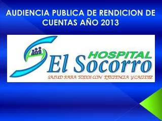 audiencia publica de rendicion de cuentas a o 2013