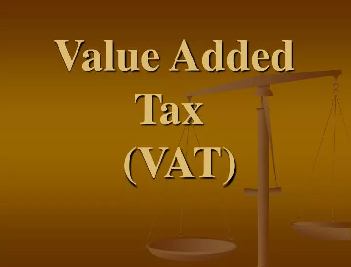 value added tax vat