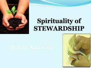 Spirituality of STEWARDSHIP
