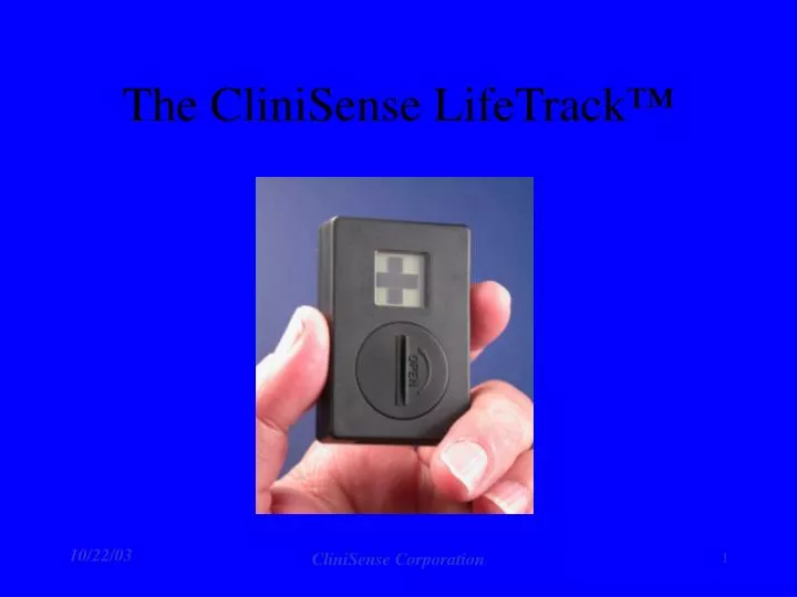the clinisense lifetrack