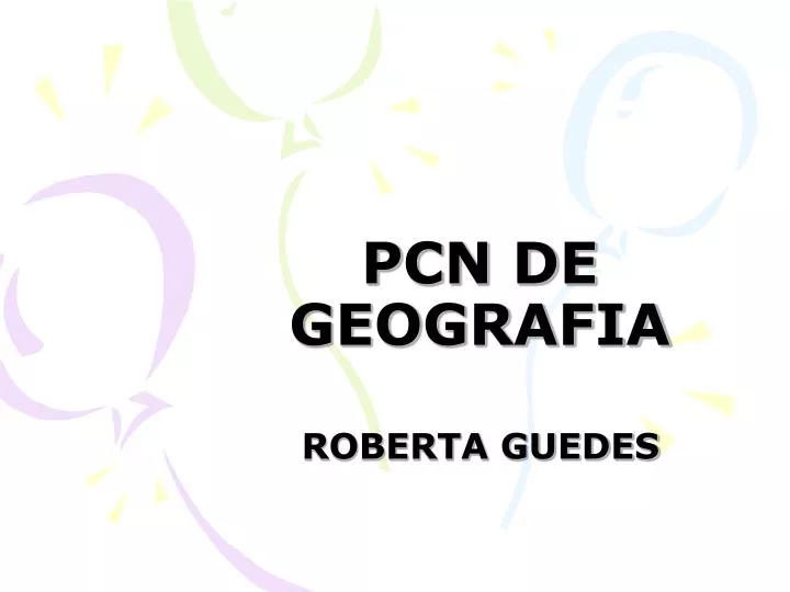 pcn de geografia