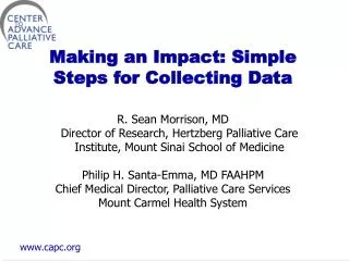 Making an Impact: Simple Steps for Collecting Data