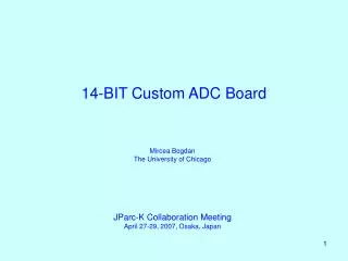14-BIT Custom ADC Board