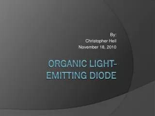 Organic Light-emitting Diode