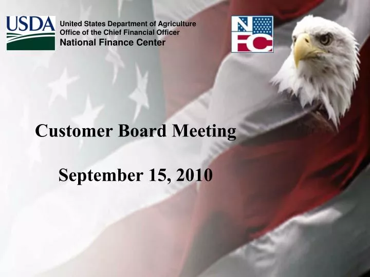 customer board meeting september 15 2010