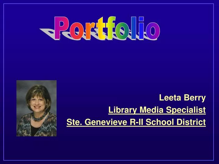 leeta berry library media specialist ste genevieve r ii school district