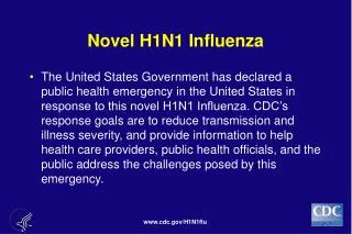 Novel H1N1 Influenza