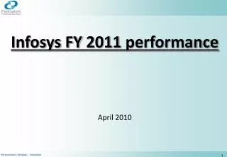 Infosys FY 2011 performance April 2010