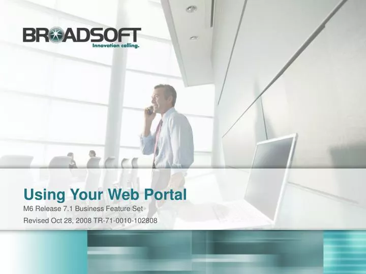 using your web portal