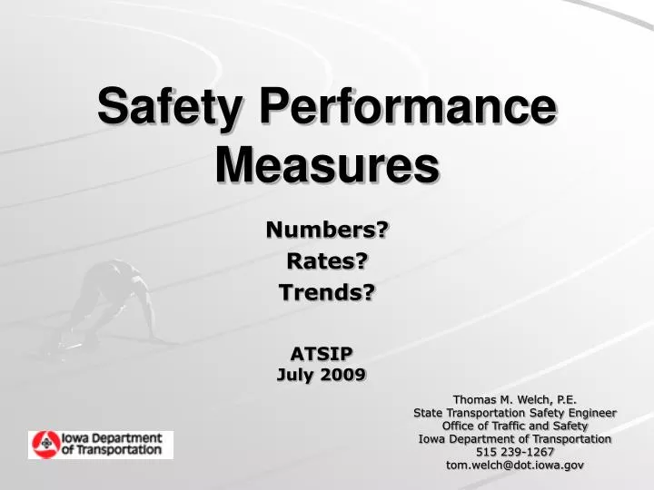 safety performance measures