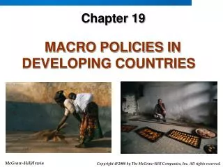 MACRO POLICIES IN DEVELOPING COUNTRIES
