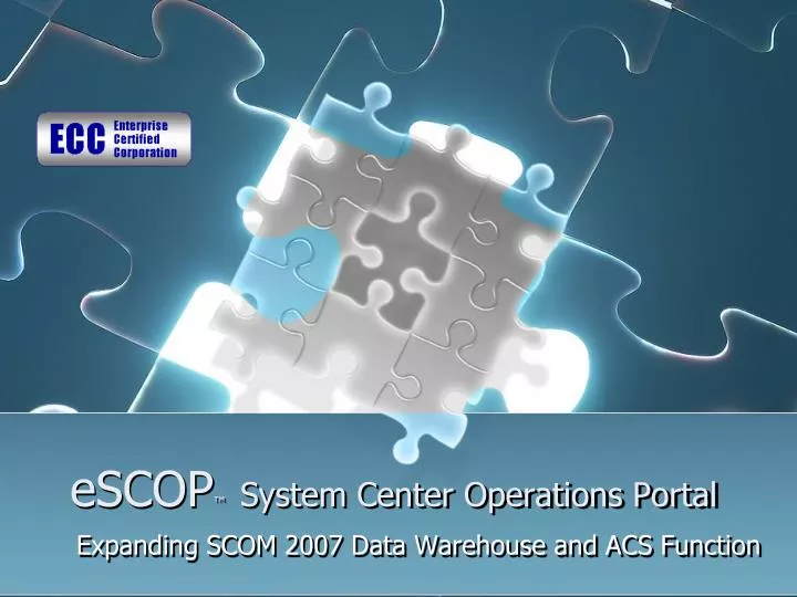 escop system center operations portal