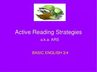 Active Reading Strategies