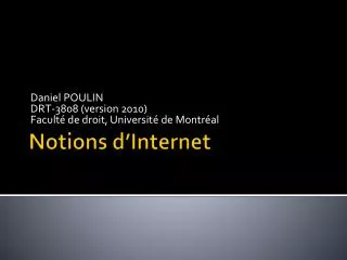 daniel poulin drt 3808 version 2010 facult de droit universit de montr al