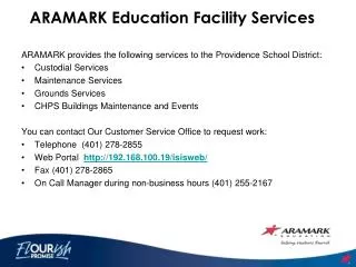 ARAMARK Education Facility Services
