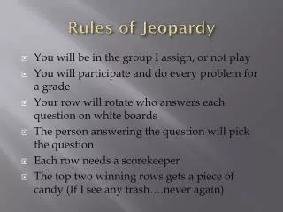 Rules of Jeopardy