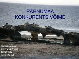 p rnumaa konkurentsiv ime