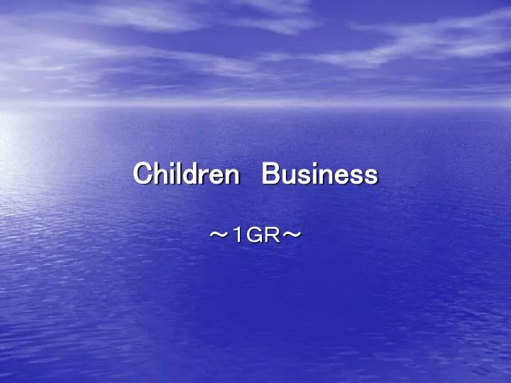 children business