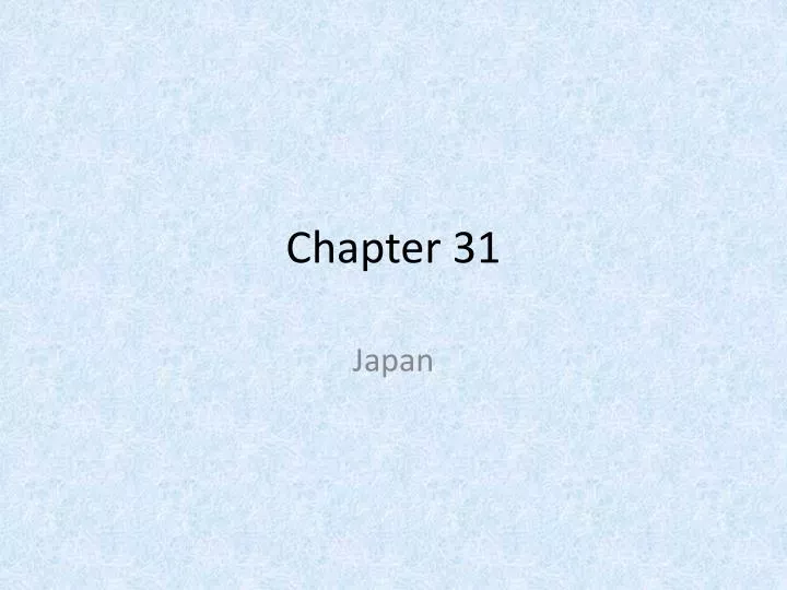 chapter 31