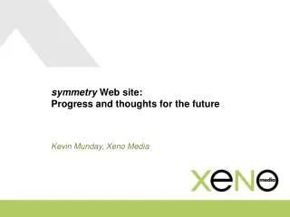 symmetry Web site: Progress and thoughts for the future