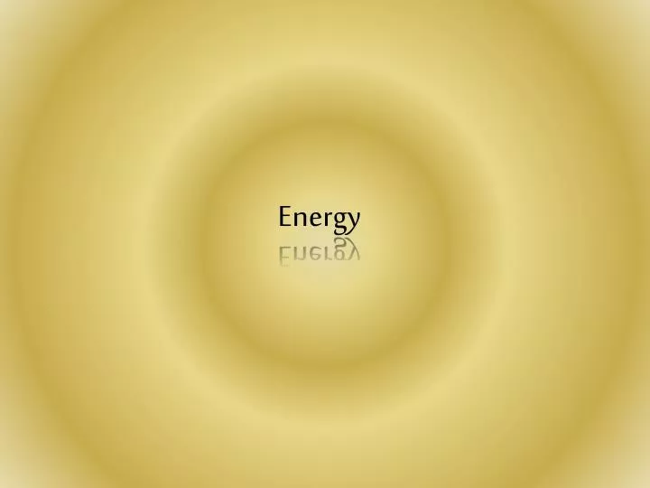 energy