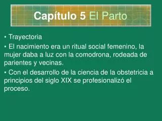 cap tulo 5 el parto