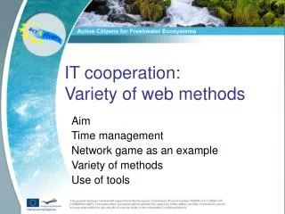 IT cooperation: Variety of web methods