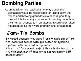 Bombing Parties