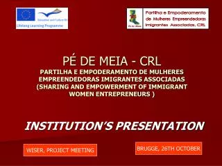 institution s presentation