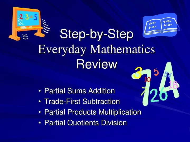 step by step everyday mathematics review